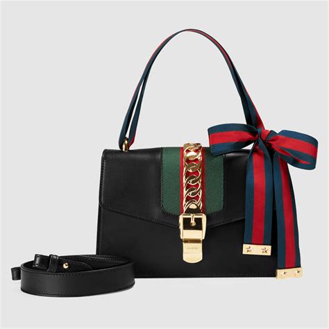 gucci sylvie leather